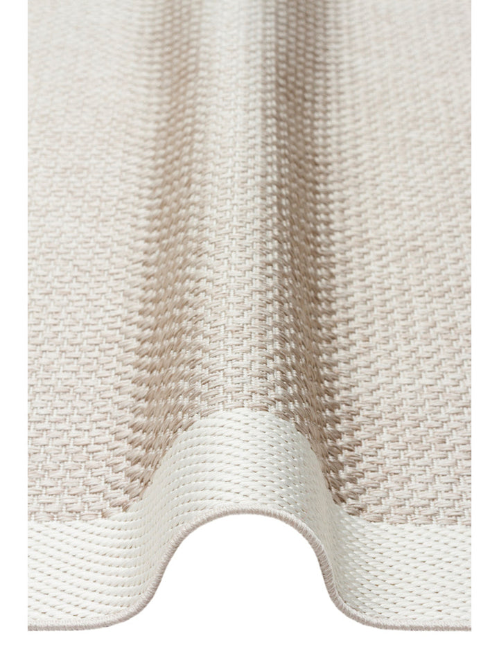 Resort Series Bordered, Dust-Proof, Non-Slip Based, Stylish Rug 05 BEIGE CREAM