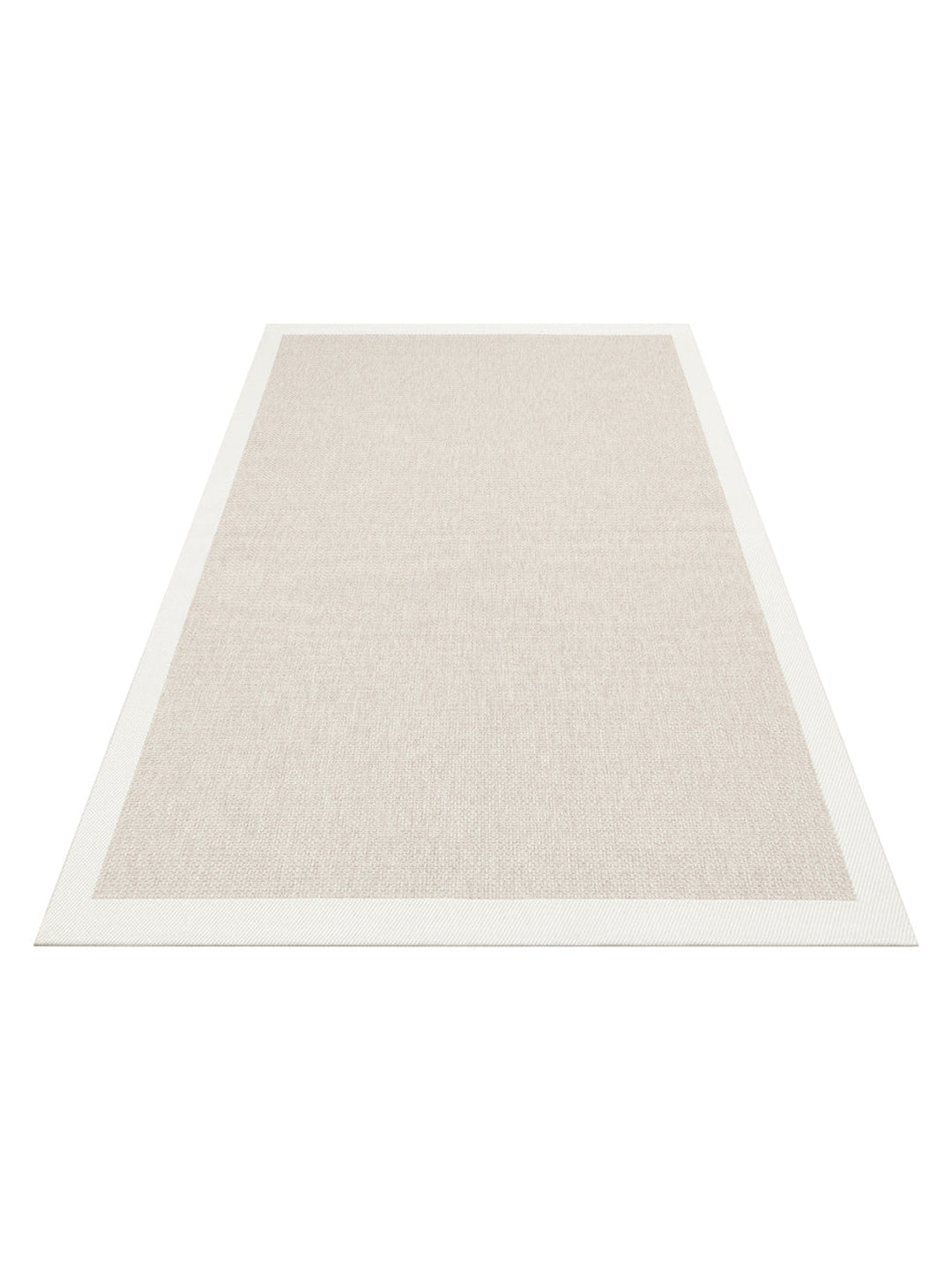 Resort Series Bordered, Dust-Proof, Non-Slip Based, Stylish Rug 05 BEIGE CREAM
