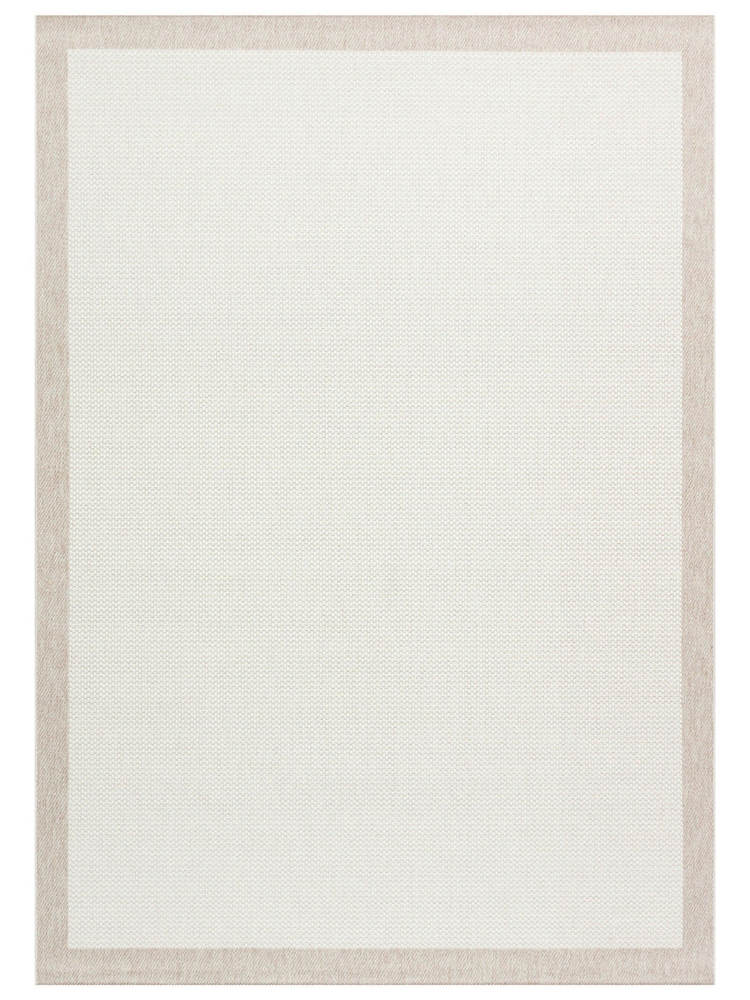 Resort Series Bordered, Dust-Proof, Non-Slip Based, Stylish Rug 05 CREAM BEIGE
