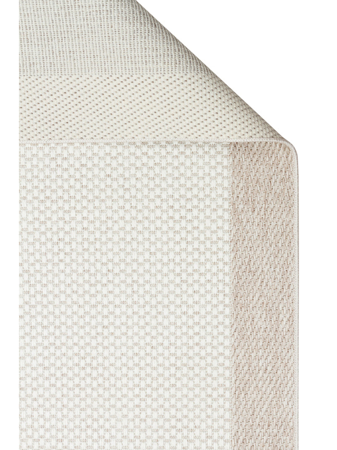 Resort Series Bordered, Dust-Proof, Non-Slip Based, Stylish Rug 05 CREAM BEIGE