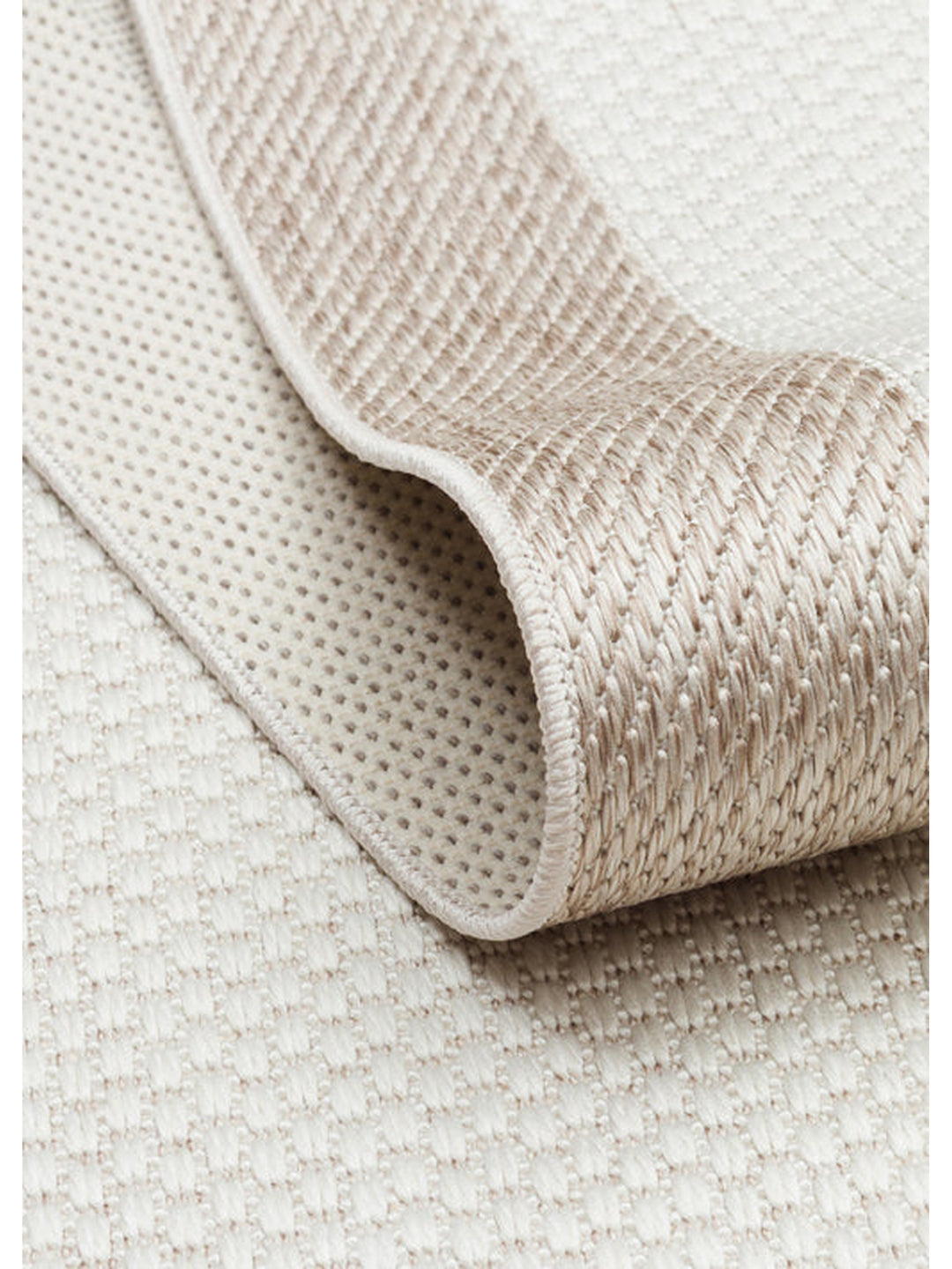 Resort Series Bordered, Dust-Proof, Non-Slip Based, Stylish Rug 05 CREAM BEIGE