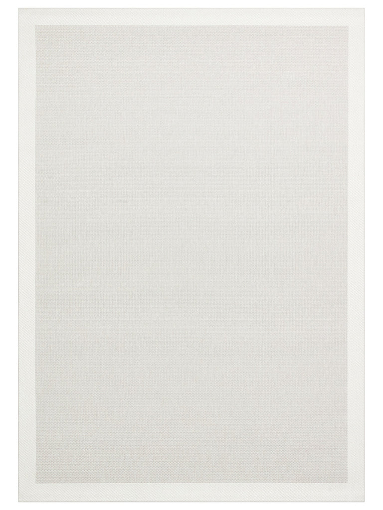 Resort Series Bordered, Dust-Proof, Non-Slip Based, Stylish Rug 05 GREY CREAM