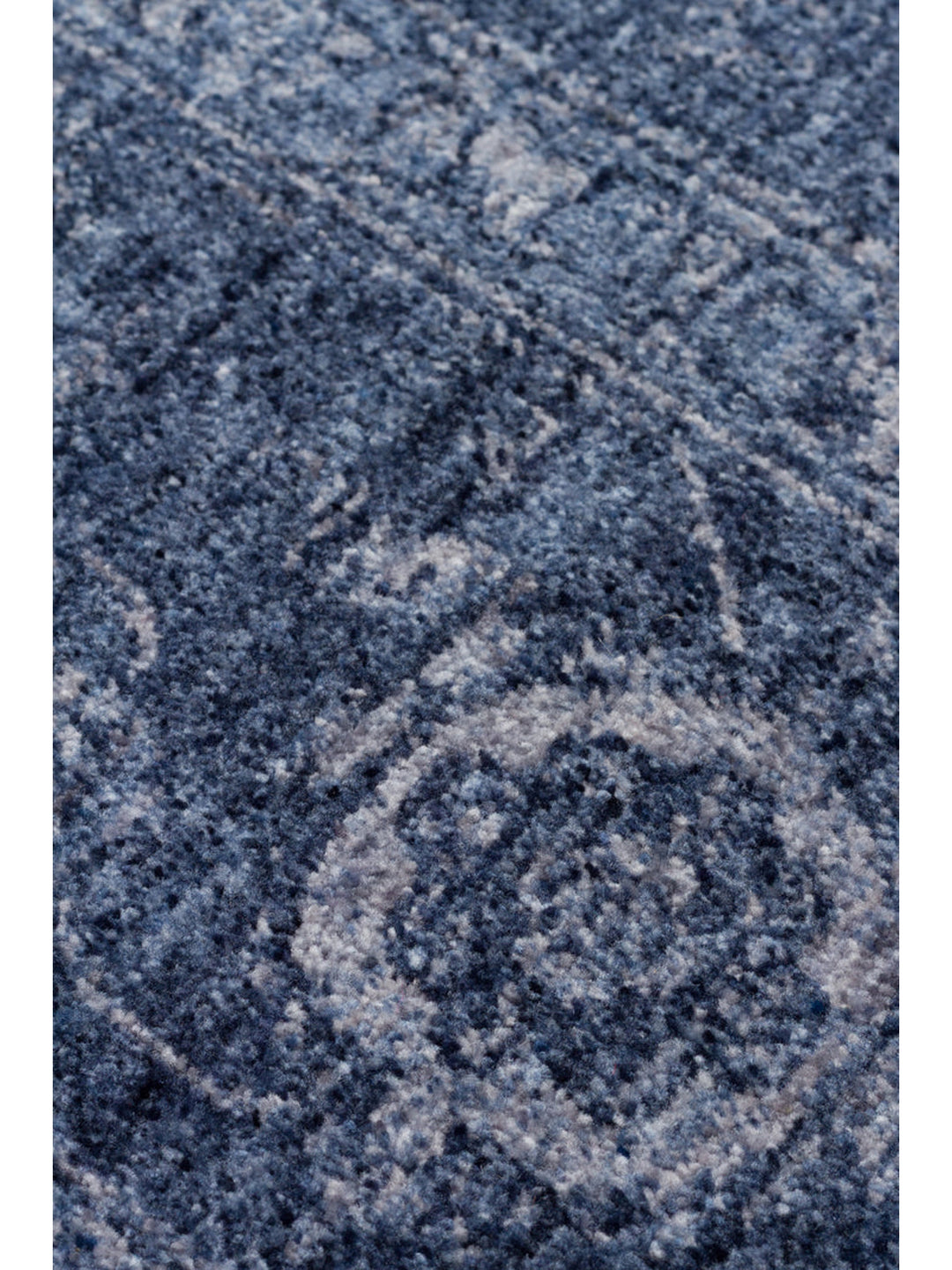 Tabriz Series Vintage Antique Patterned Modern Soft Textured Carpet 03 NAVY