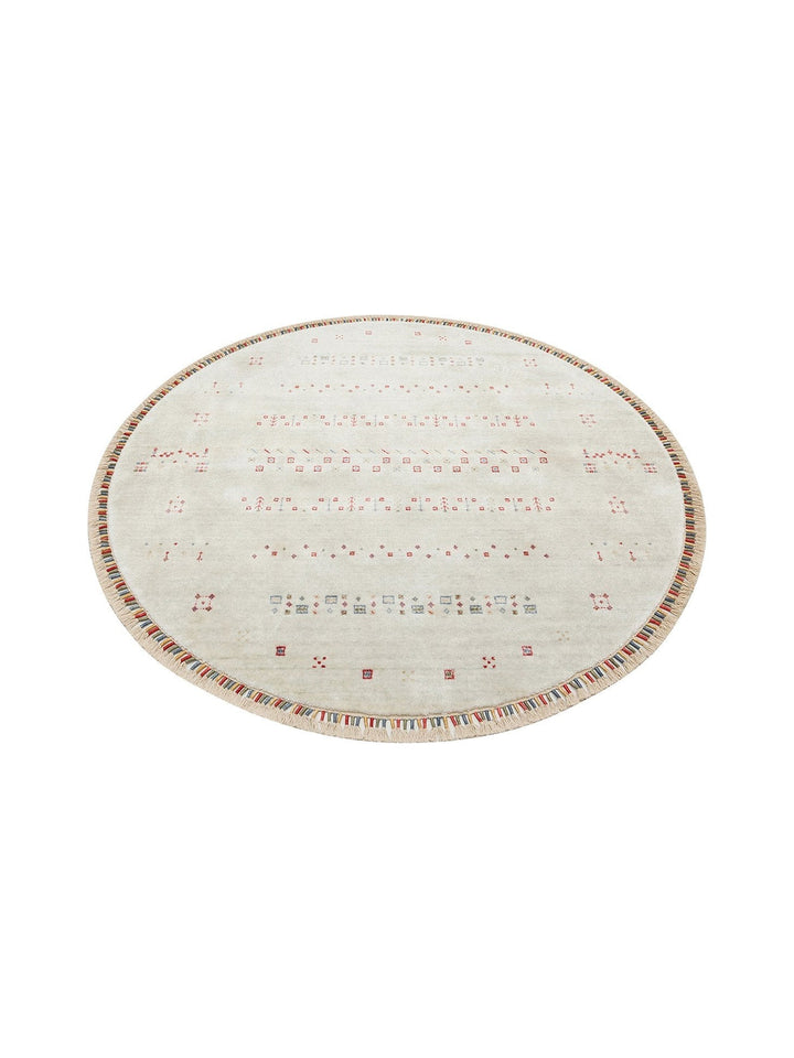 Oushak Carnaval Alfombra Uşak Moderna TENCEL™ 100% Natural, Fácil de Limpiar, Hecha a Mano 06 BEIGE Q