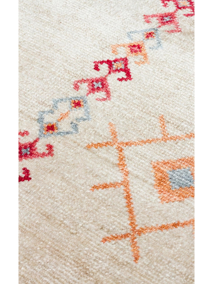 Oushak Carnaval 100% natural, fácil de limpiar, hecho a mano con TENCEL™ alfombra moderna Uşak 20 LIGHT MULTY