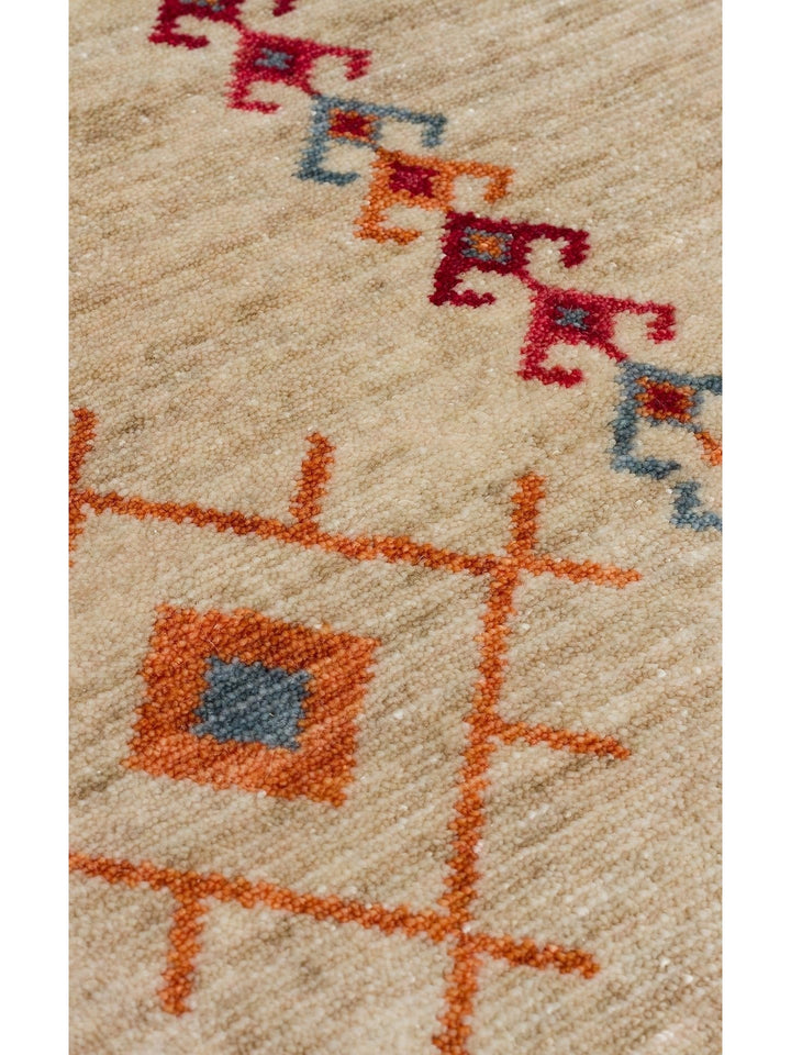 Oushak Carnaval 100% natural, fácil de limpiar, hecho a mano con TENCEL™ alfombra moderna Uşak 20 LIGHT MULTY