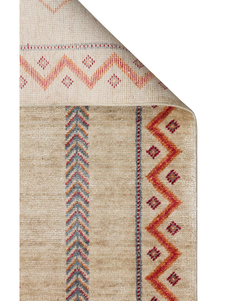 Oushak Carnaval 100% natural, fácil de limpiar, hecho a mano con TENCEL™ alfombra moderna Uşak 20 LIGHT MULTY