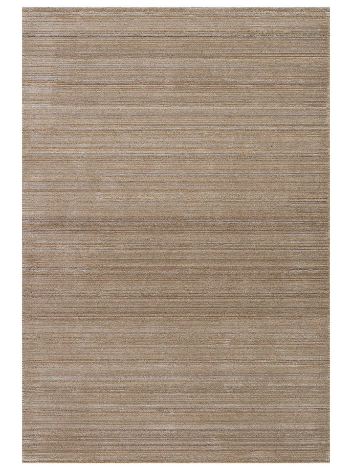 Alfombra tejida a mano de mezcla de lana y TENCEL™ serie Palermo BEIGE