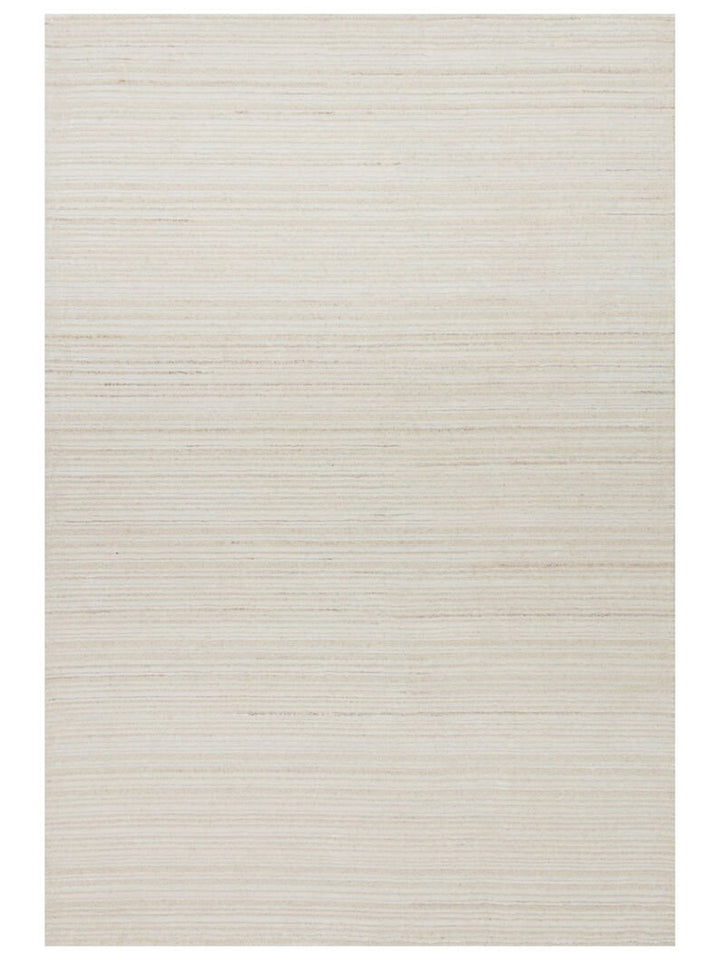 Alfombra tejida a mano de mezcla de lana y TENCEL™ serie Palermo CREAM