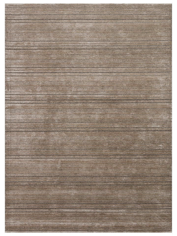 Alfombra tejida a mano de mezcla de lana y TENCEL™ serie Palermo GREY