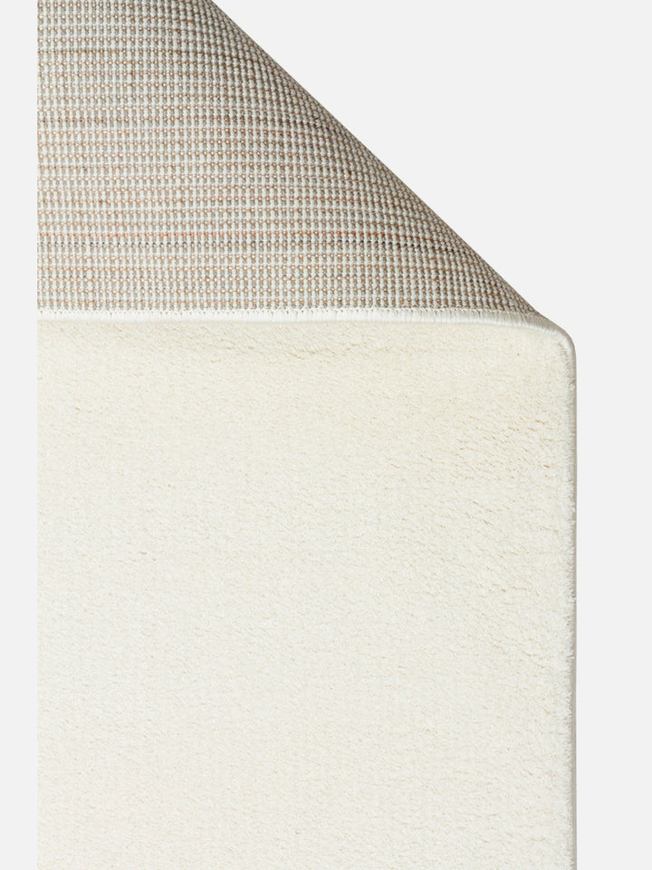Peace Art Hav Toz Vermez Yumuşak Tuşeli Zarif Shaggy Halı 02 WHITE - Carpetdocia