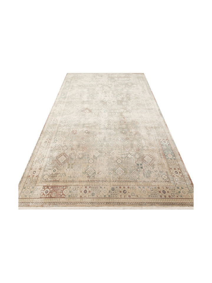 Golden Series 100% Natural Soft Textured Vintage Inspired Tight Woven Living Room Carpet 03 BEIGE