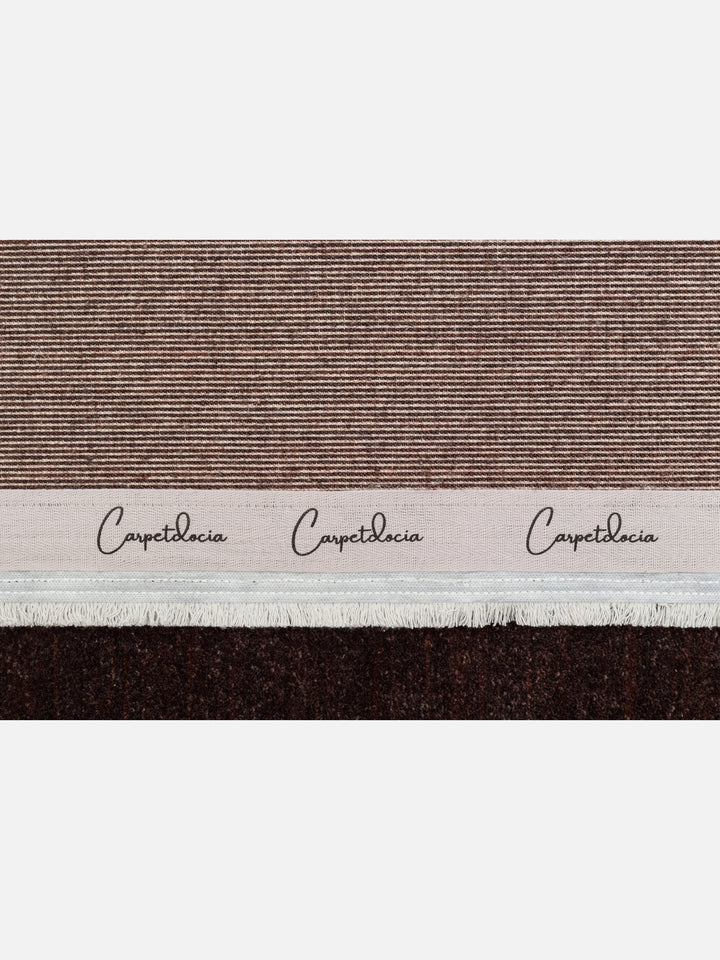 Royal %100 Yeni Zelanda Yünü El Emeği ile Üretilen Halı BROWN Carpetdocia kenar şeridi detayı