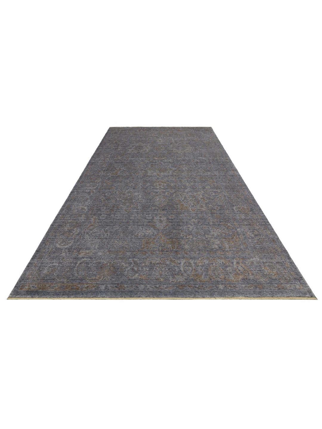 Çırağan 100% Natural Special Shiny Handcrafted Tencel Uşak Carpet Produced on Special Looms 2DGRBRZ