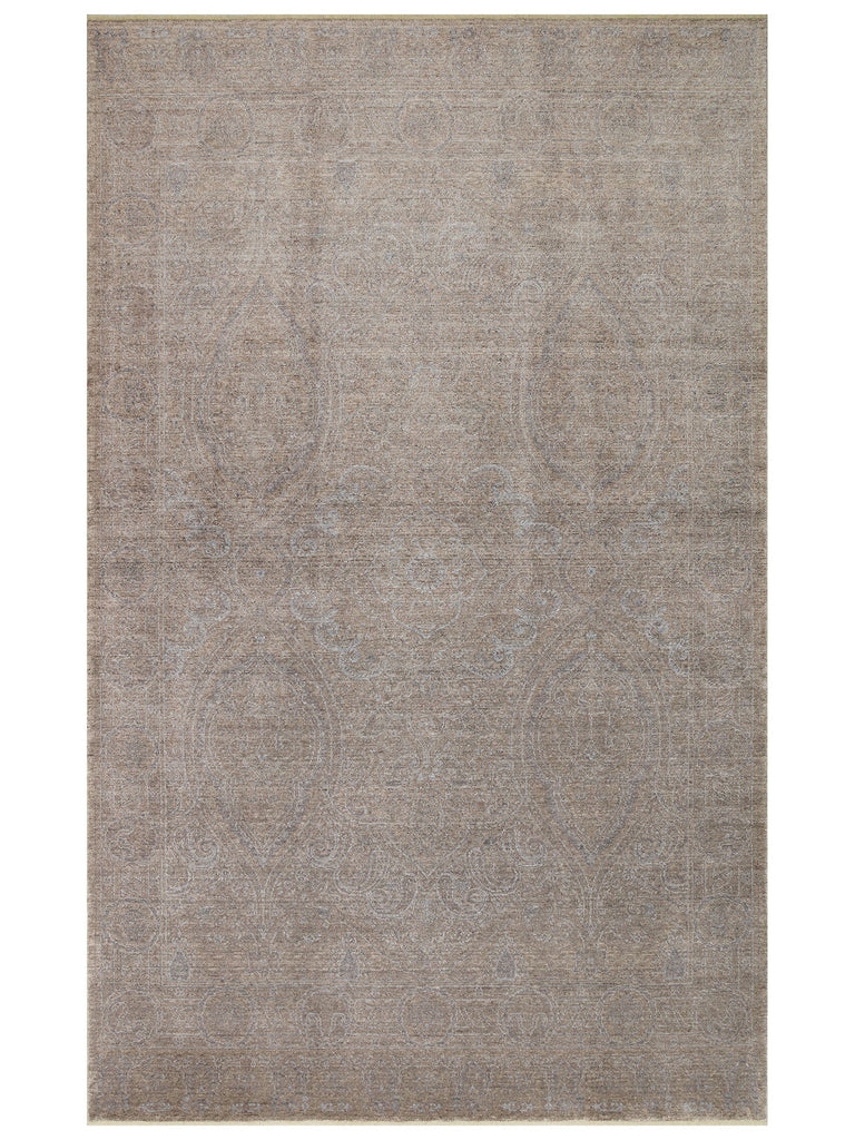 Çırağan 100% Natural Special Shiny Handcrafted Tencel Uşak Carpet 03 BEG