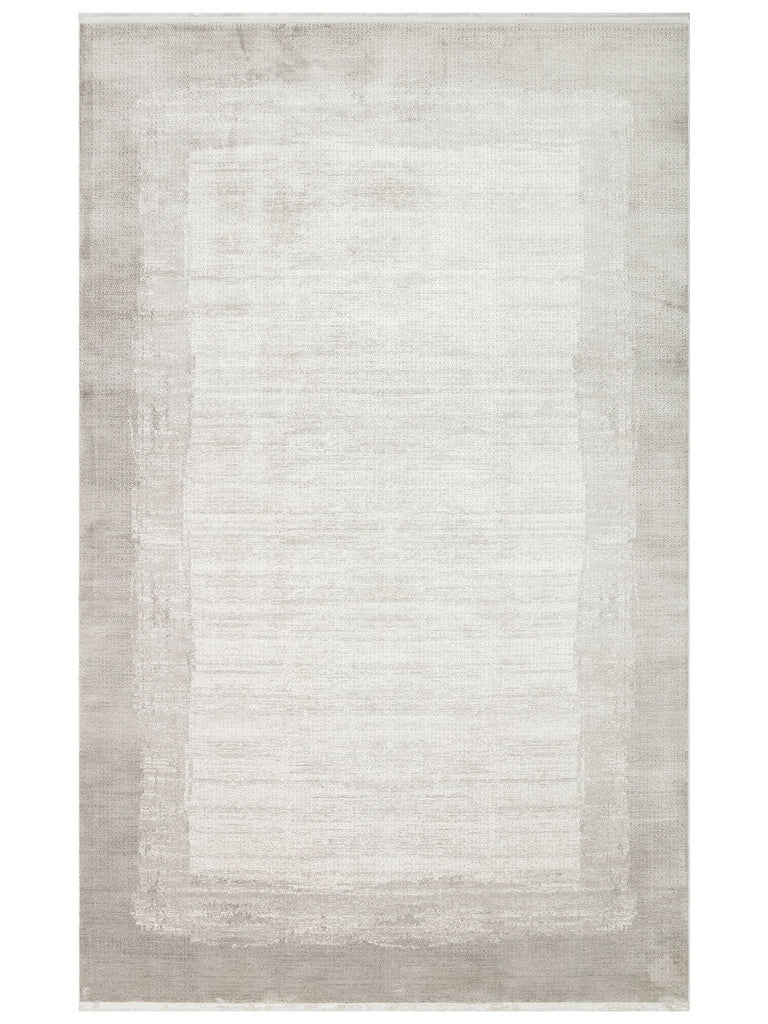 Tango Shiny Stylish and Modern Tightly Woven Living Room Carpet 02 CREAM BEIGE