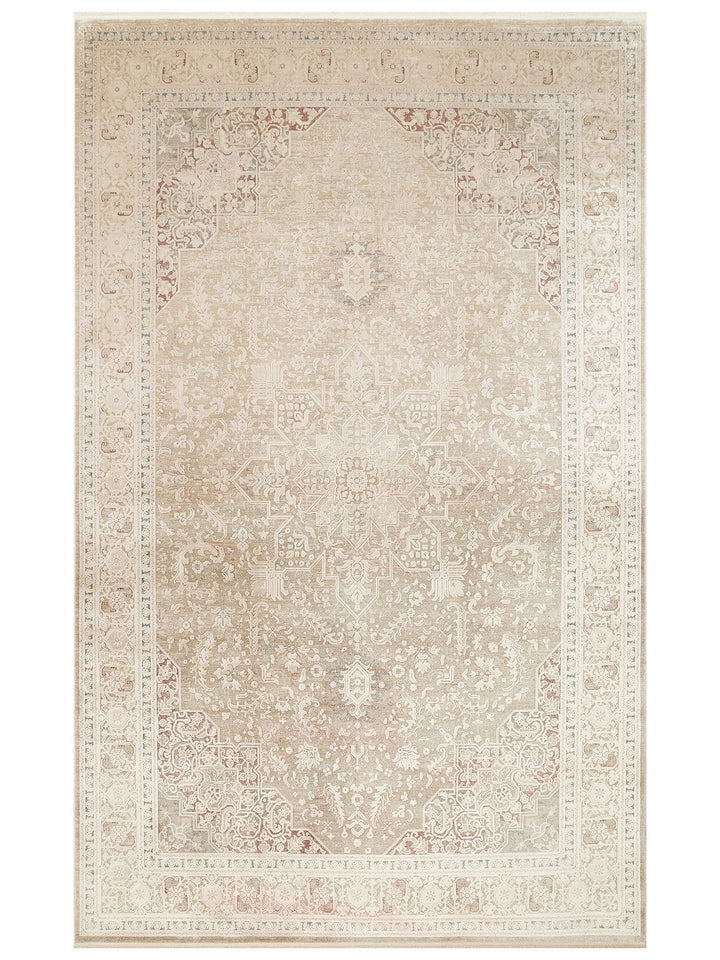 Golden Series 100% Natural Soft Textured Vintage Inspired Tightly Woven Living Room Carpet 02 BEIGE
