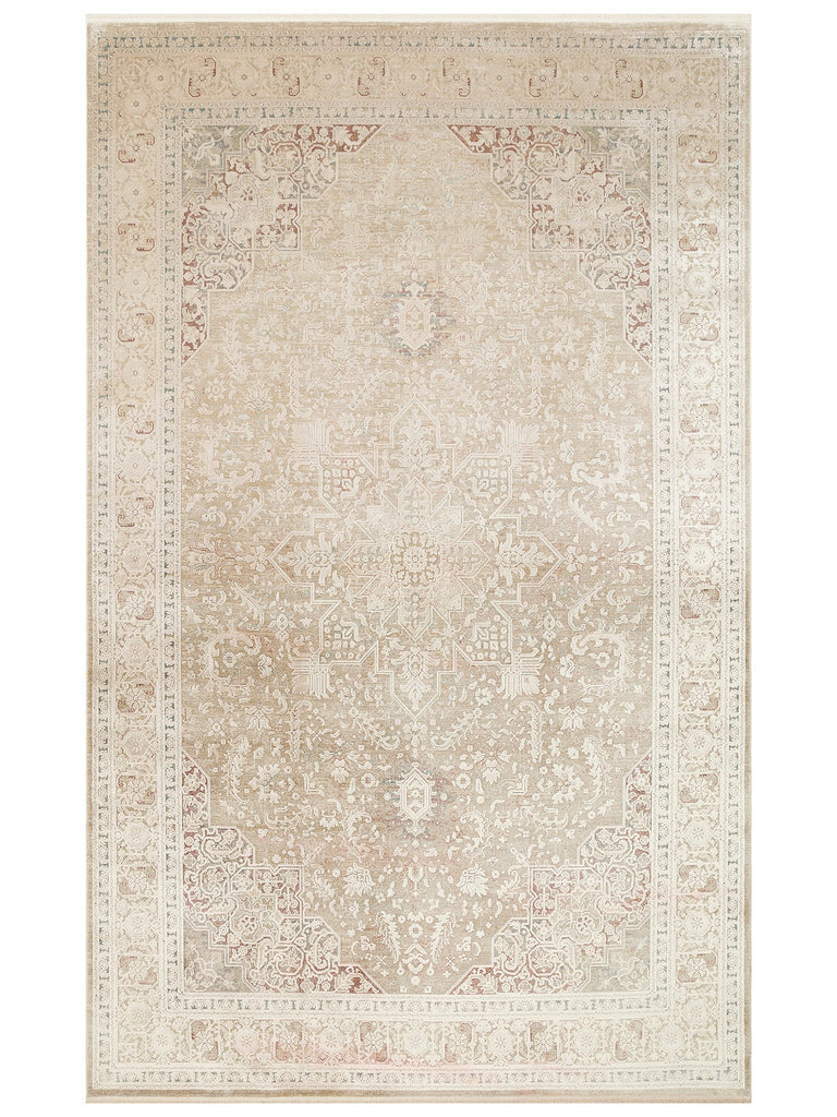 Golden Series 100% Natural Soft Textured Vintage Inspired Tightly Woven Living Room Carpet 02 BEIGE
