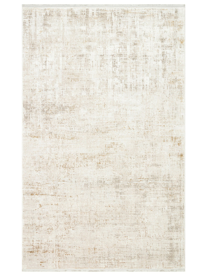 Sahara Series Viscose Blend Shiny Stylish Living Room Carpet 03 CREAM BEIGE