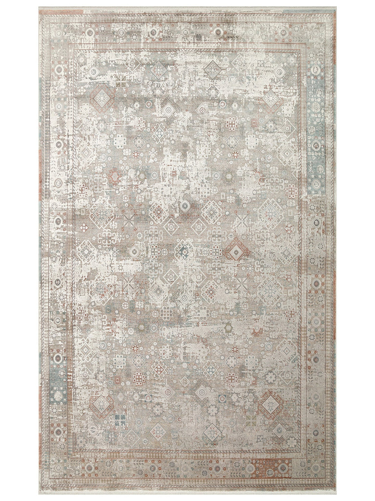Golden Series 100% Natural Soft Textured Vintage Inspired Tightly Woven Living Room Carpet 03 GREY