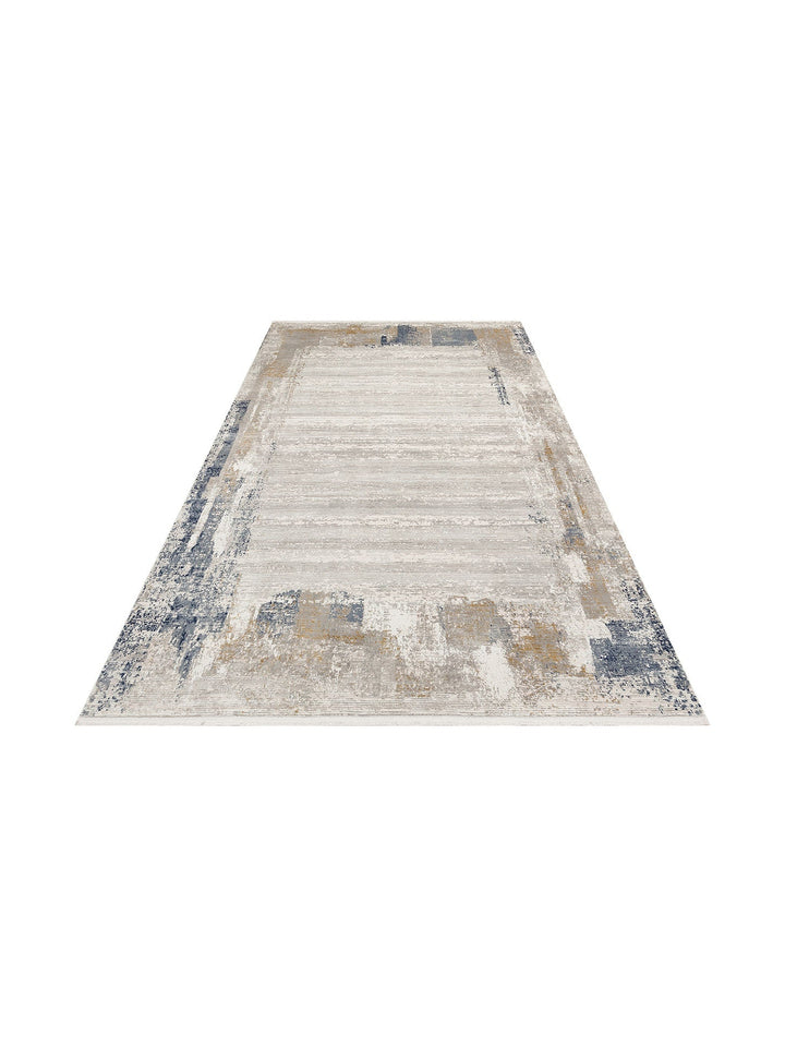 Tango Shiny Stylish and Modern Tightly Woven Living Room Carpet 01 CREAM GREY