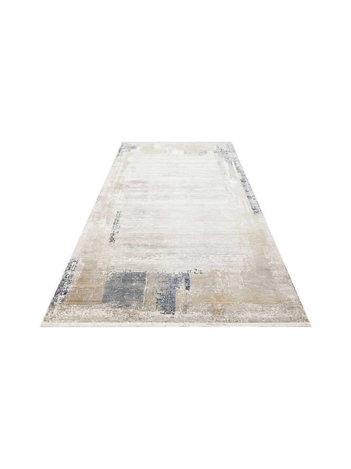 Tango Shiny Stylish and Modern Tightly Woven Living Room Carpet 01 CREAM GREY