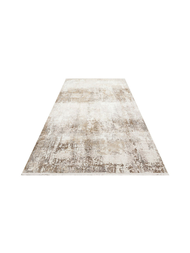 Tango Shiny Stylish and Modern Tightly Woven Living Room Carpet 04 CREAM BEIGE