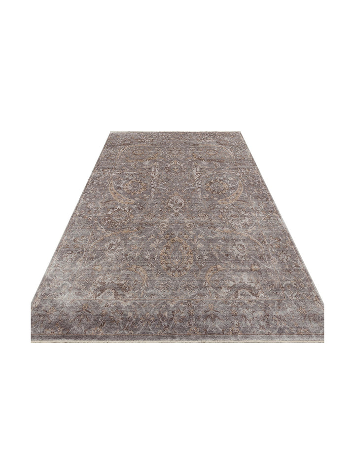Çırağan 100% Natural Special Shiny Handcrafted Tencel Uşak Carpet Produced on Special Looms 07DGANT