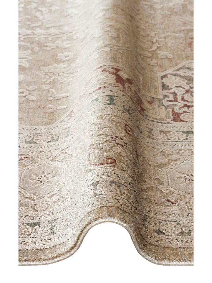 Golden Series 100% Natural Soft Textured Vintage Inspired Tightly Woven Living Room Carpet 02 BEIGE