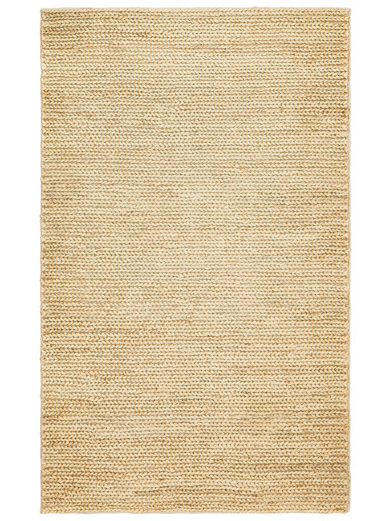 Baccarat Jute 100% Natural Living Room Corridor Entrance Kitchen Balcony Hand Woven Straw Carpet BAC CREAM