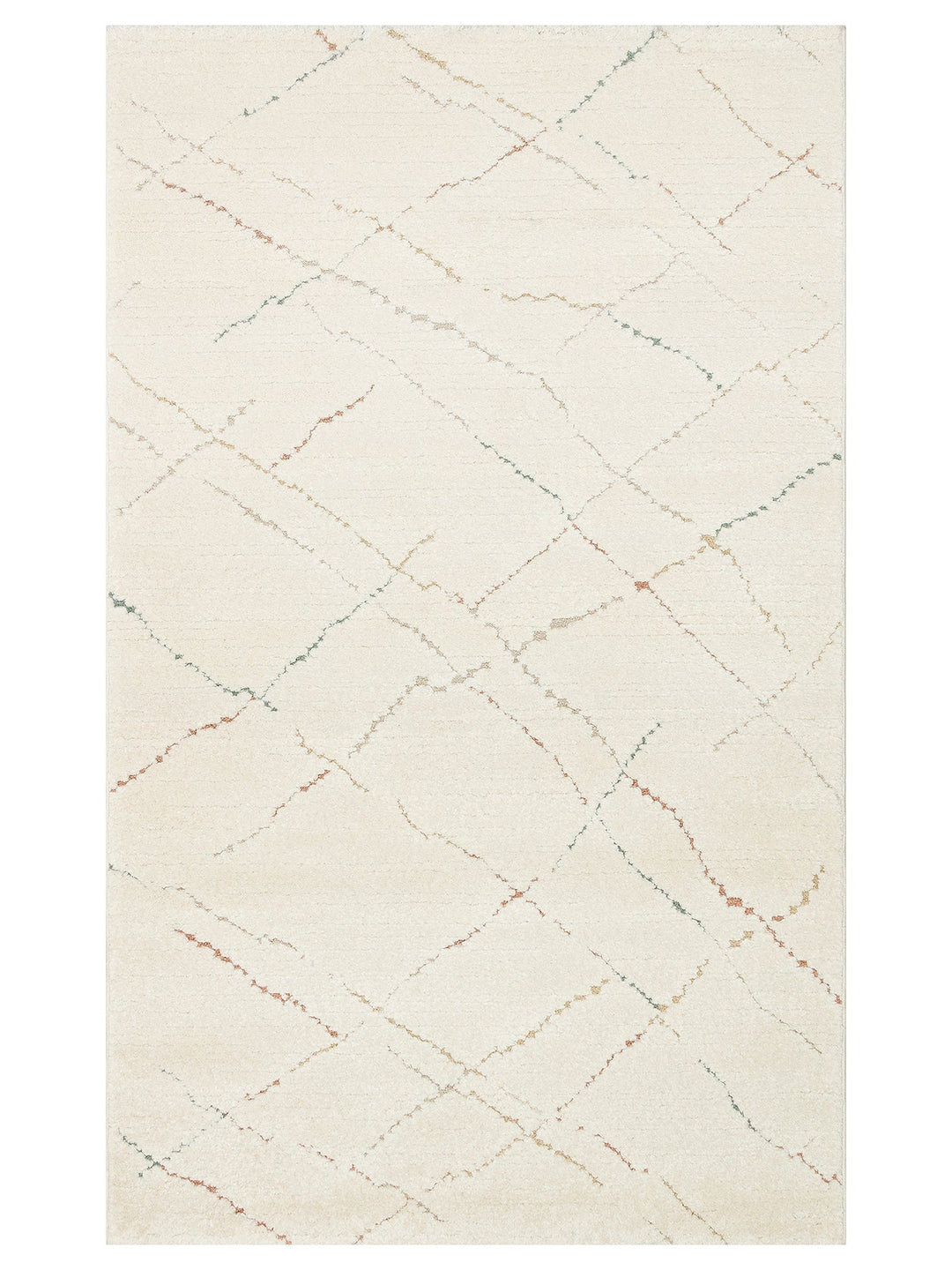 Carpetdocia Kids Pastel Renkli Hav ve Toz Vermeyen Çocuk Halısı 05 CREAM MULTY - Carpetdocia