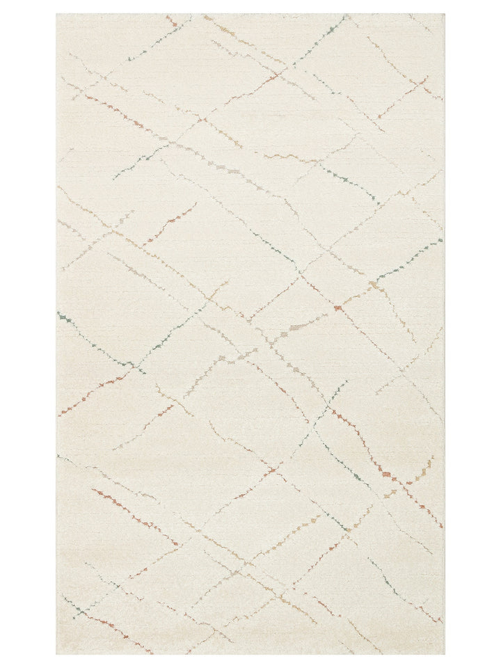 Carpetdocia Kids Pastel Renkli Hav ve Toz Vermeyen Çocuk Halısı 05 CREAM MULTY - Carpetdocia