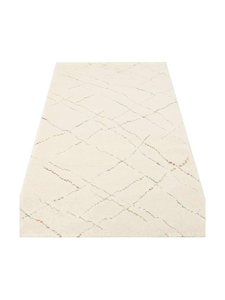 Carpetdocia Kids Pastel Renkli Hav ve Toz Vermeyen Çocuk Halısı 05 CREAM MULTY - Carpetdocia