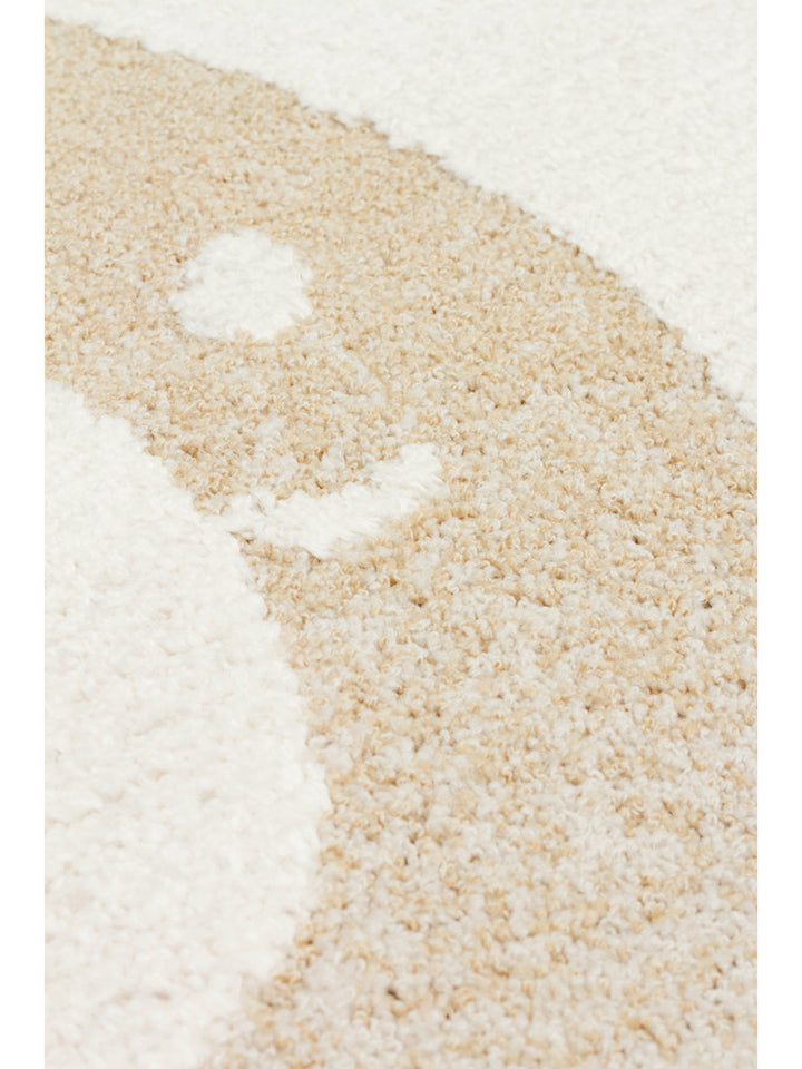 Carpetdocia Kids Pastel Renkli Hav ve Toz Vermeyen Çocuk Halısı 06 CREAM MULTY - Carpetdocia