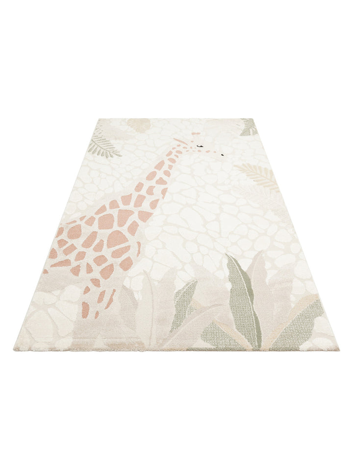 Carpetdocia Kids Pastel Renkli Hav ve Toz Vermeyen Çocuk Halısı 08 CREAM MULTY - Carpetdocia