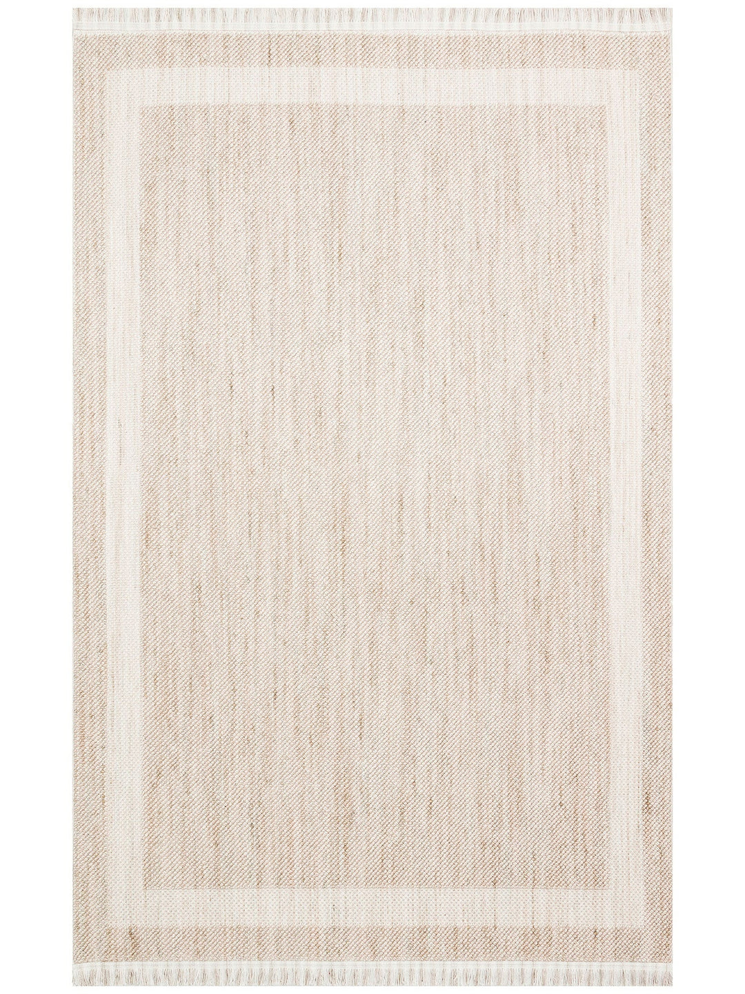 Comfy Modern Desenli Oturma Odası Koridor Antre Yatak Odası Örgü Dokuma Halı 05 BEIGE - Carpetdocia
