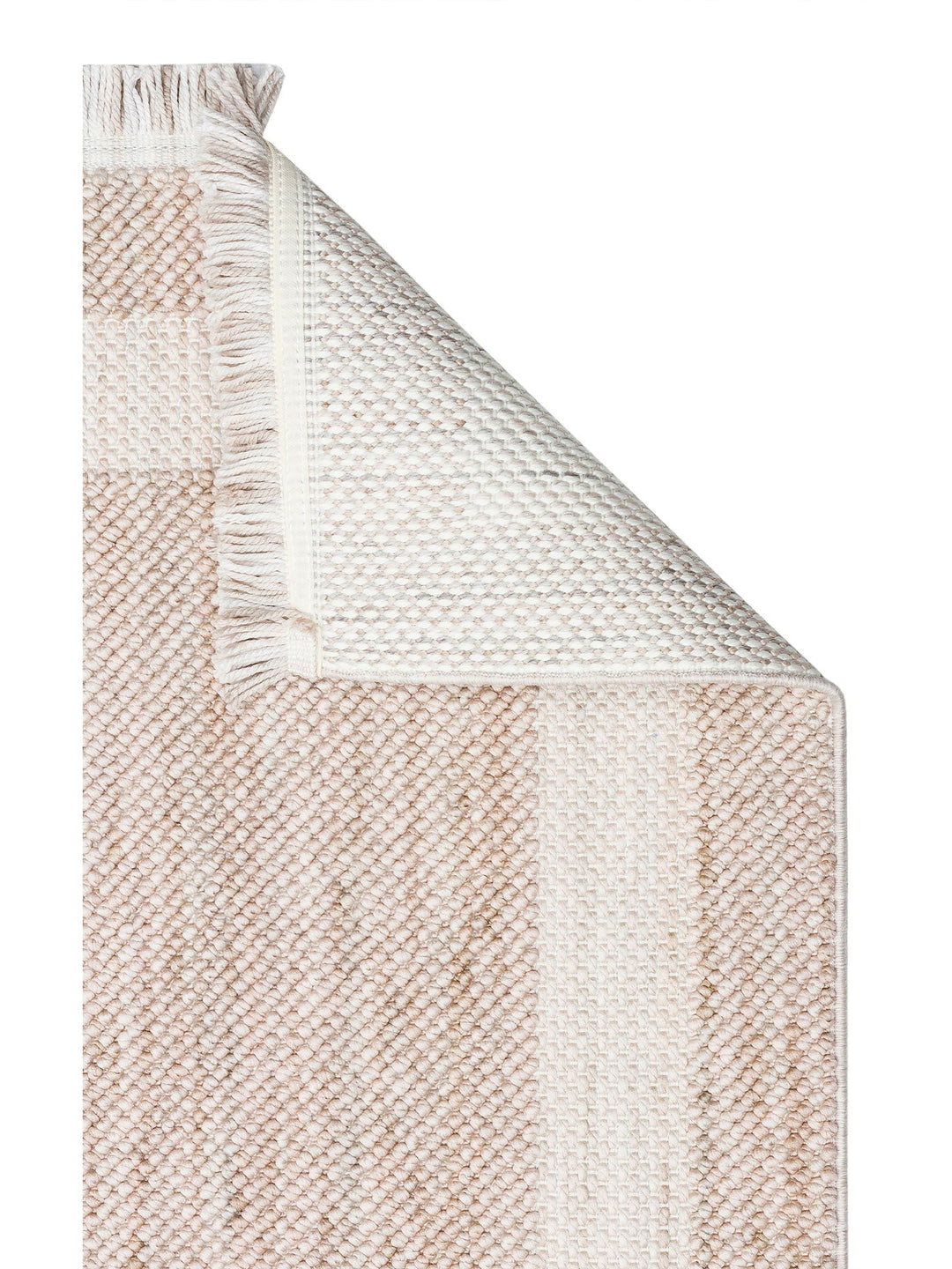 Comfy Modern Desenli Oturma Odası Koridor Antre Yatak Odası Örgü Dokuma Halı 05 BEIGE - Carpetdocia