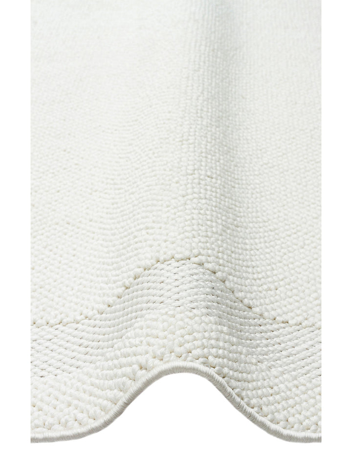Comfy Modern Desenli Oturma Odası Koridor Antre Yatak Odası Örgü Dokuma Halı 05 CREAM - Carpetdocia