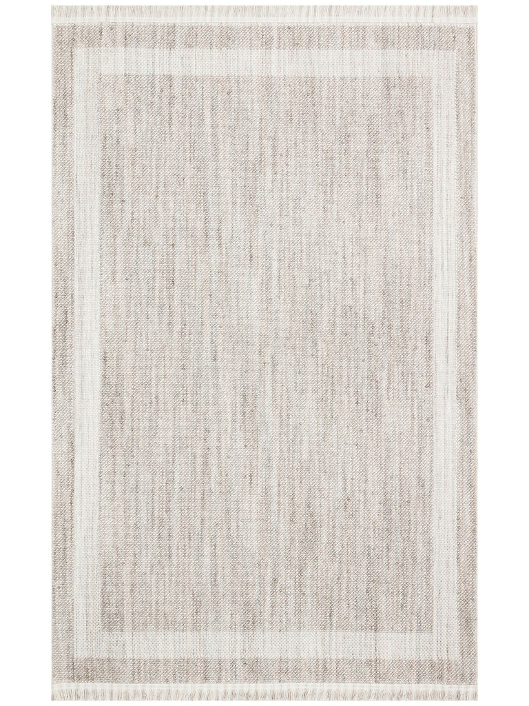 Comfy Modern Patterned Living Room Hallway Entrance Bedroom Knitted Carpet 05 GREY