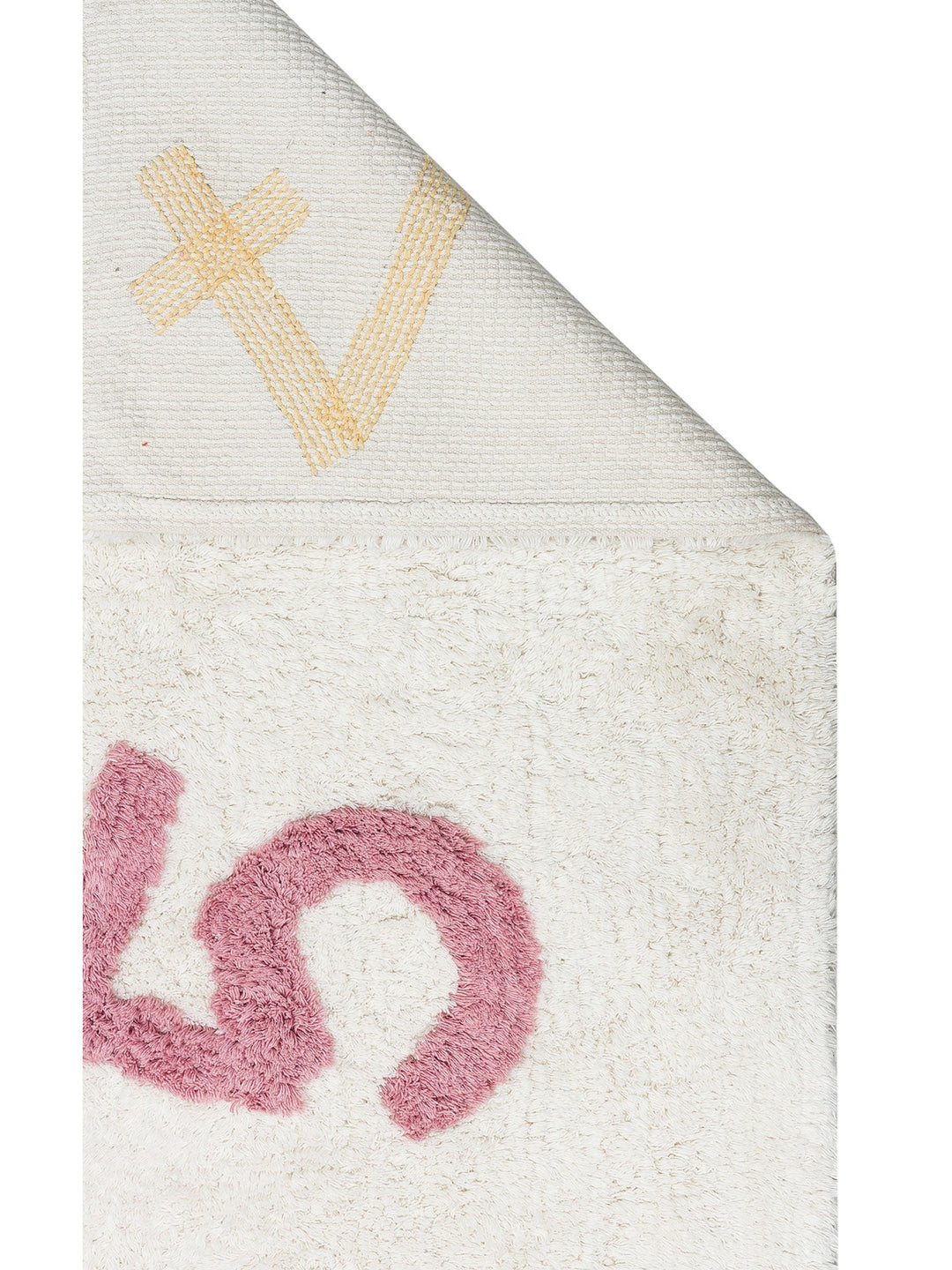 Cotton Baby %100 Naturel Pamuk Yıkanabilir Kaymaz Tabanlı Bebek Halısı 02 MULTY XW - Carpetdocia