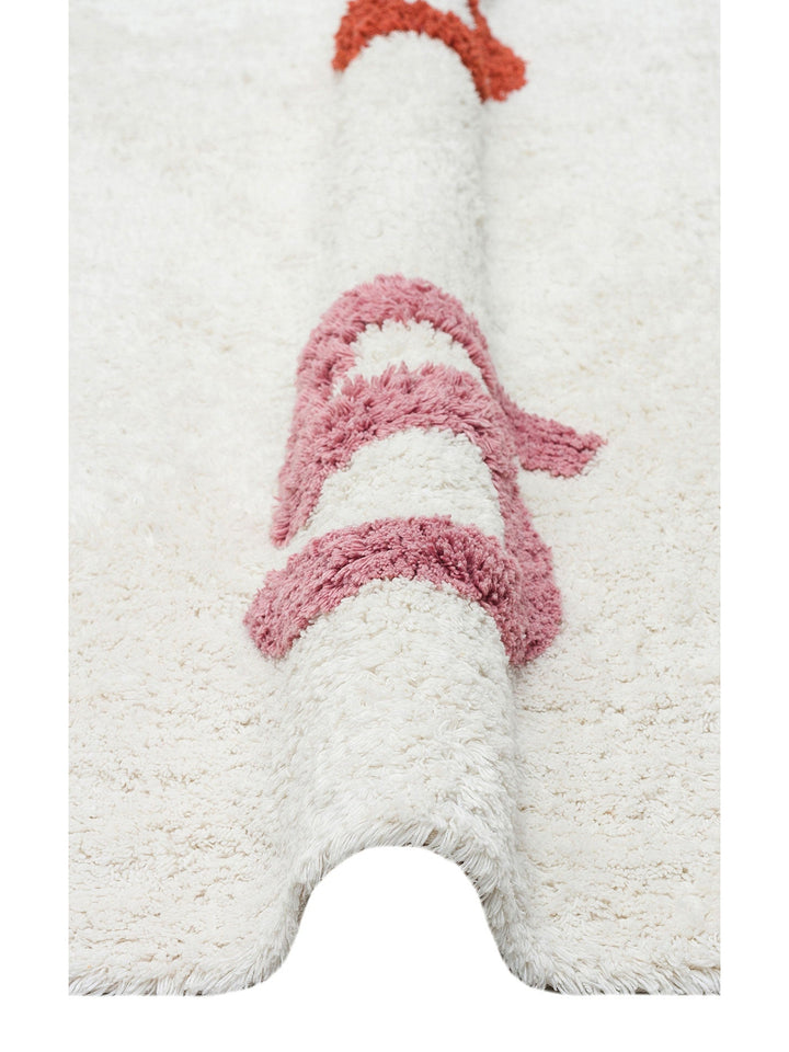 Cotton Baby %100 Naturel Pamuk Yıkanabilir Kaymaz Tabanlı Bebek Halısı 02 MULTY XW - Carpetdocia