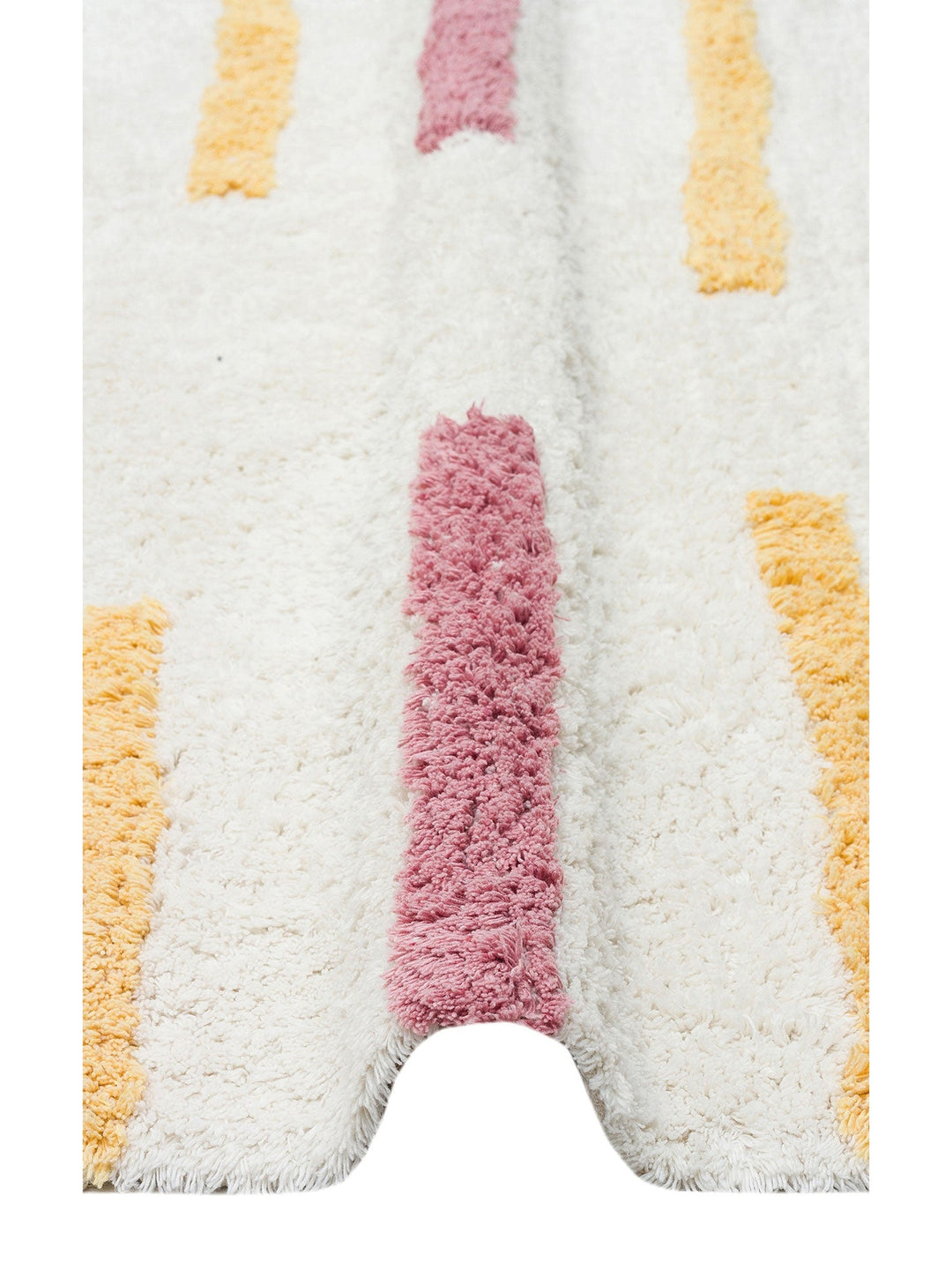 Cotton Baby %100 Naturel Pamuk Yıkanabilir Kaymaz Tabanlı Bebek Halısı 03 MULTY XW - Carpetdocia