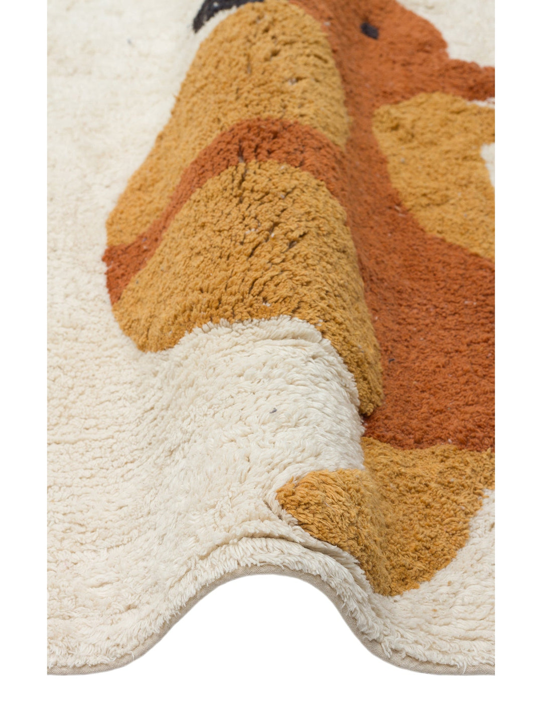 Cotton Baby %100 Naturel Pamuk Yıkanabilir Kaymaz Tabanlı Bebek Halısı 08 MULTY XXW - Carpetdocia