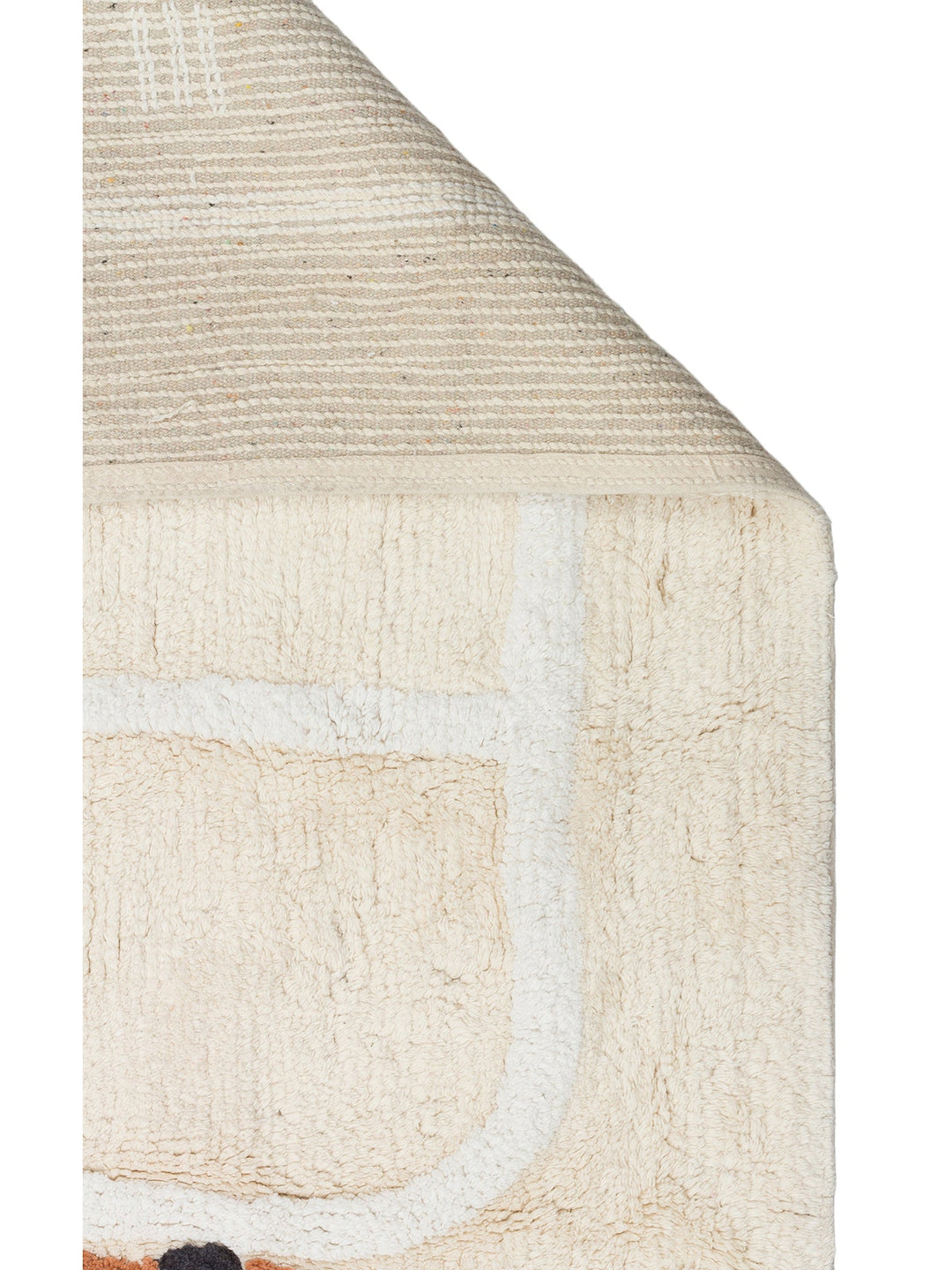 Cotton Baby %100 Naturel Pamuk Yıkanabilir Kaymaz Tabanlı Bebek Halısı 09 MULTY XXW - Carpetdocia