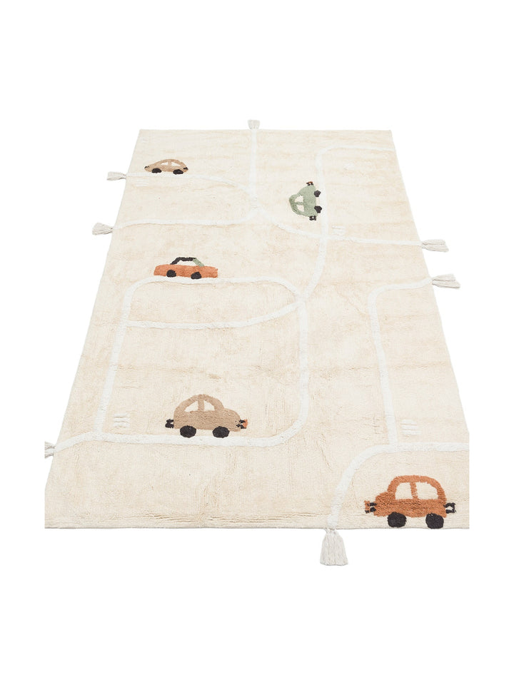 Cotton Baby %100 Naturel Pamuk Yıkanabilir Kaymaz Tabanlı Bebek Halısı 09 MULTY XXW - Carpetdocia