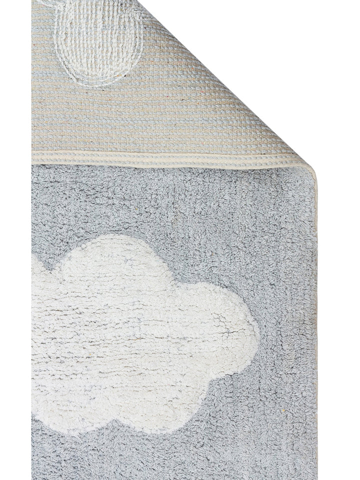 Cotton Baby %100 Naturel Pamuk Yıkanabilir Kaymaz Tabanlı Bebek Halısı 14 MULTY XXW - Carpetdocia