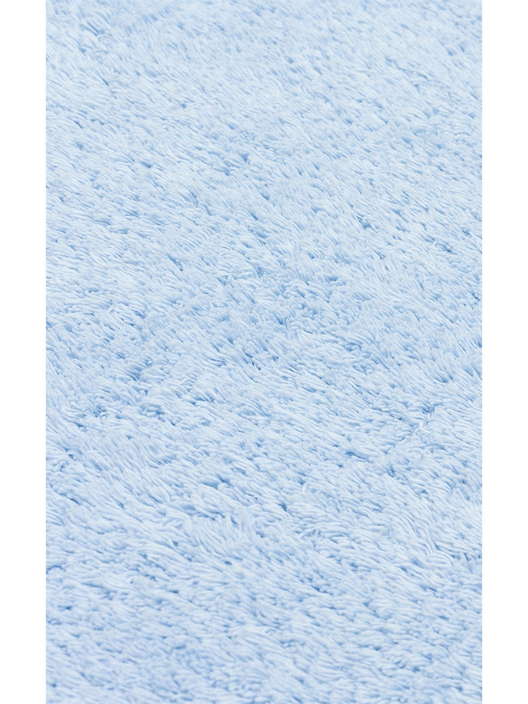 Cotton Baby %100 Naturel Pamuk Yıkanabilir Kaymaz Tabanlı Bebek Halısı PLAIN BLUE Q - Carpetdocia