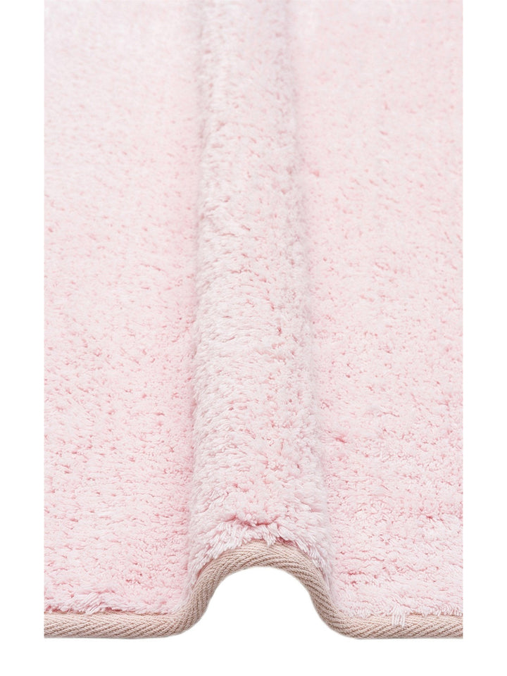 Cotton Baby %100 Naturel Pamuk Yıkanabilir Kaymaz Tabanlı Bebek Halısı PLAIN POWDER Q - Carpetdocia