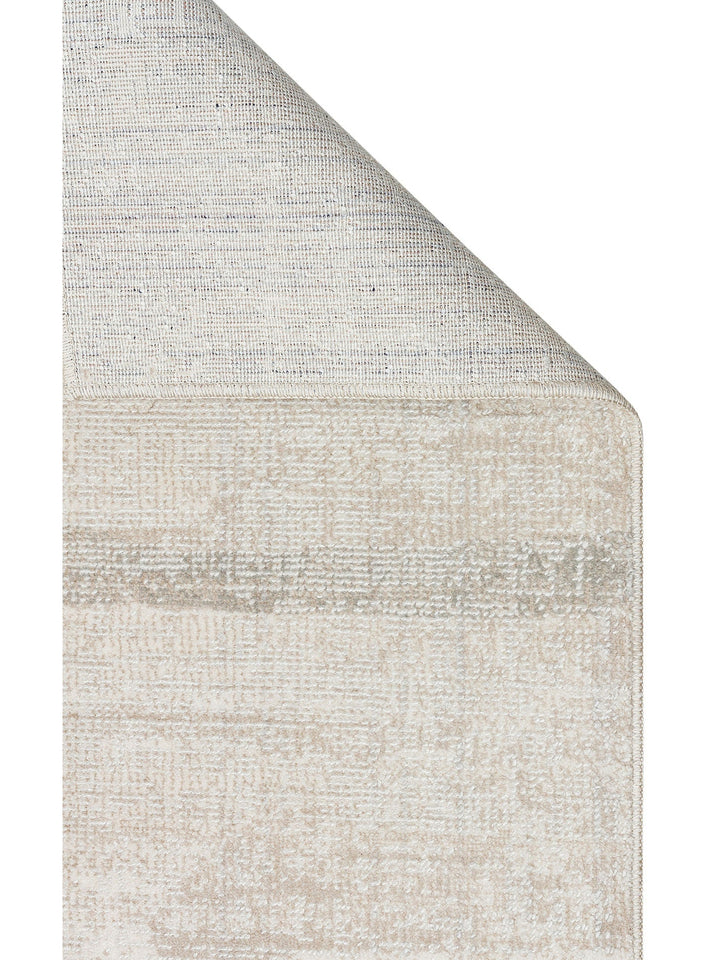 Dakar Sade Desenli Oturma Odası Salon Koridor Antre Mutfak Modern Halı 01 GREY BEIGE - Carpetdocia