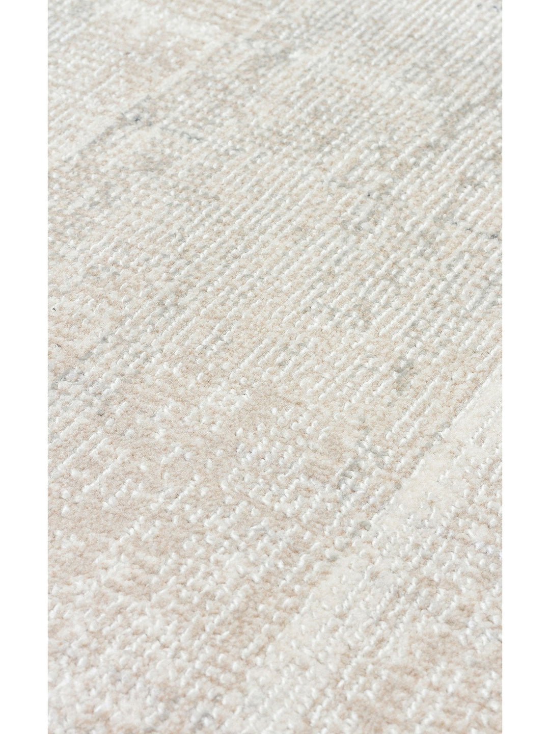 Dakar Sade Desenli Oturma Odası Salon Koridor Antre Mutfak Modern Halı 01 GREY BEIGE - Carpetdocia